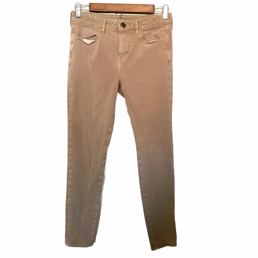 American Eagle Hi-Rise Jegging Skinny Khaki Pants